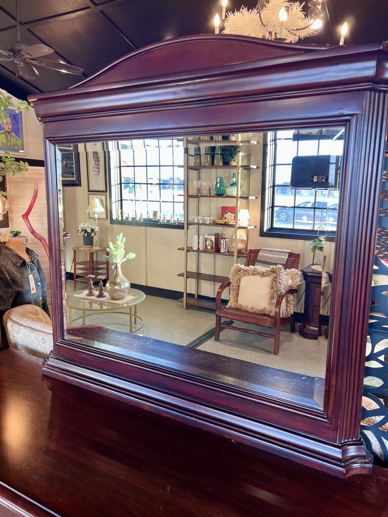 Broyhill Vanity Long Dresser With Mirror