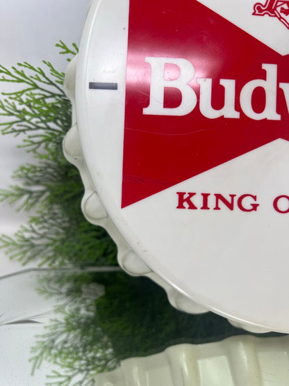 VTG Budweiser Bottle Cap Clock