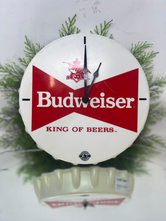 VTG Budweiser Bottle Cap Clock