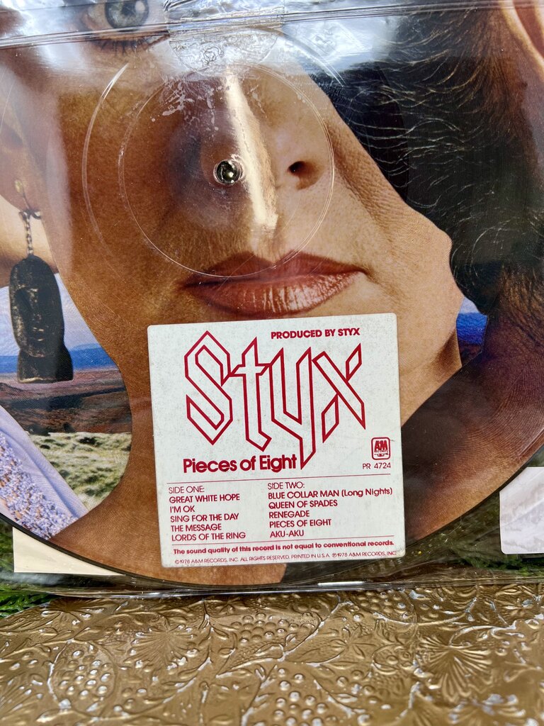 Styx – Pieces of Eight 1978 Limited Edition Picture Disc Collectors Copy 72509