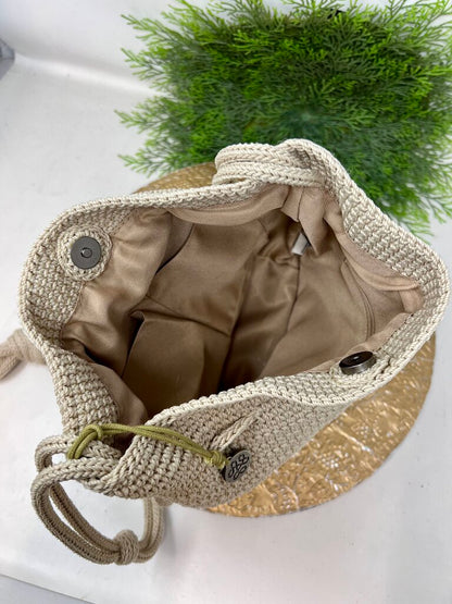 Sak Braided Colorful Beaded Purse