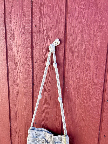 Sak Braided Colorful Beaded Purse