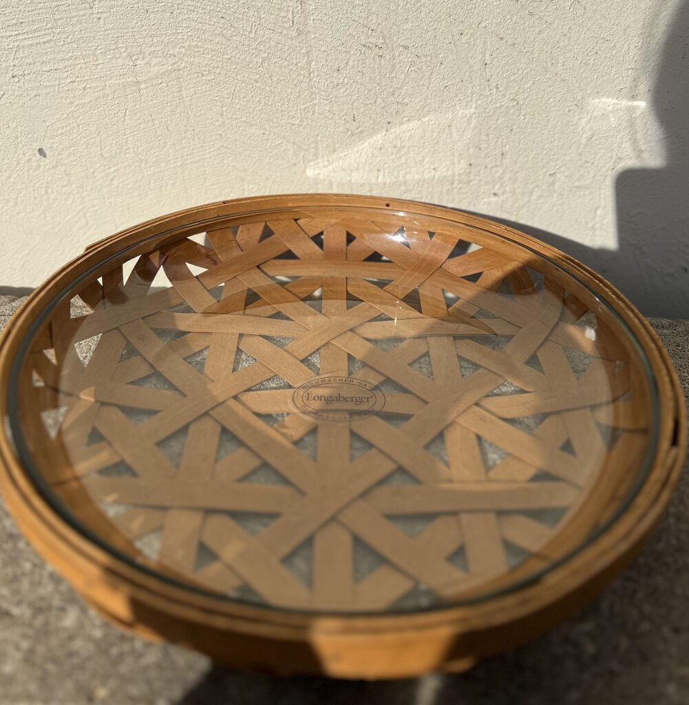 Longaberger Trellis Low Bowl Basket