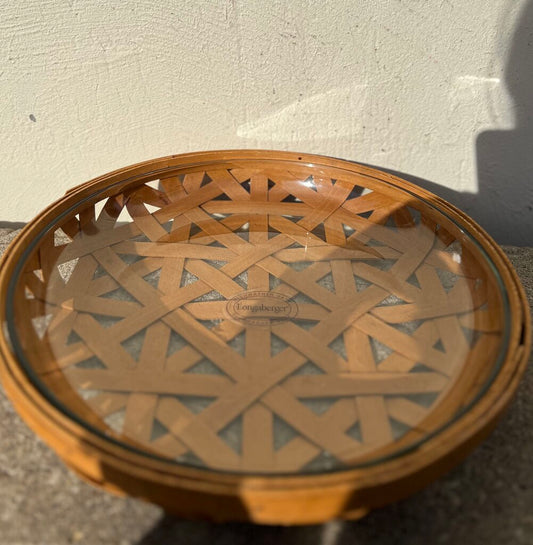 Longaberger Trellis Low Bowl Basket