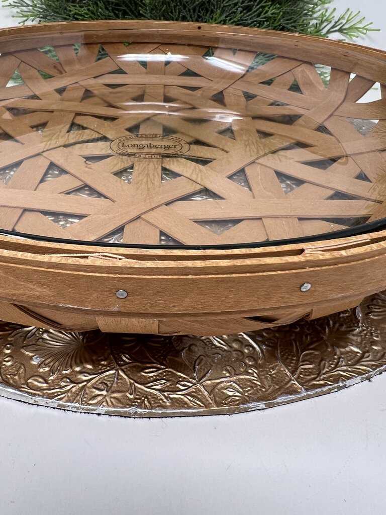 Longaberger Trellis Low Bowl Basket