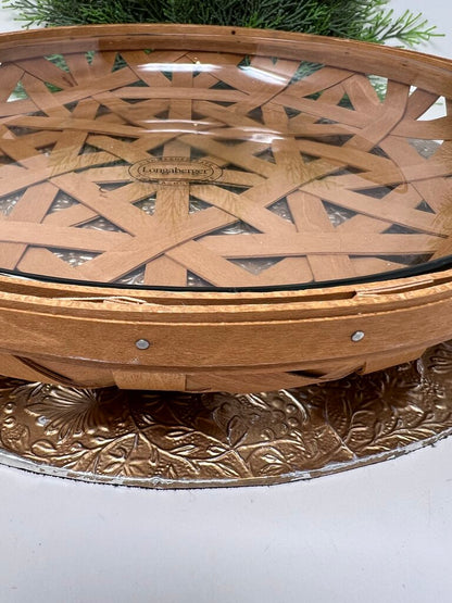 Longaberger Trellis Low Bowl Basket