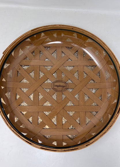 Longaberger Trellis Low Bowl Basket