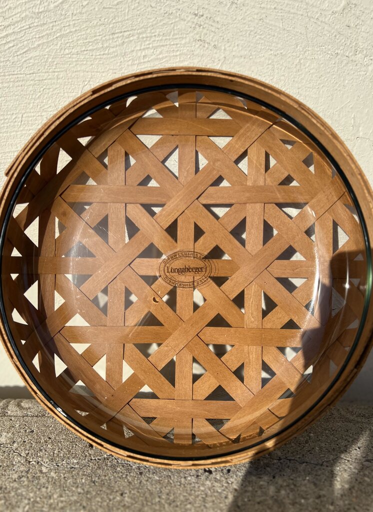 Longaberger Trellis Low Bowl Basket