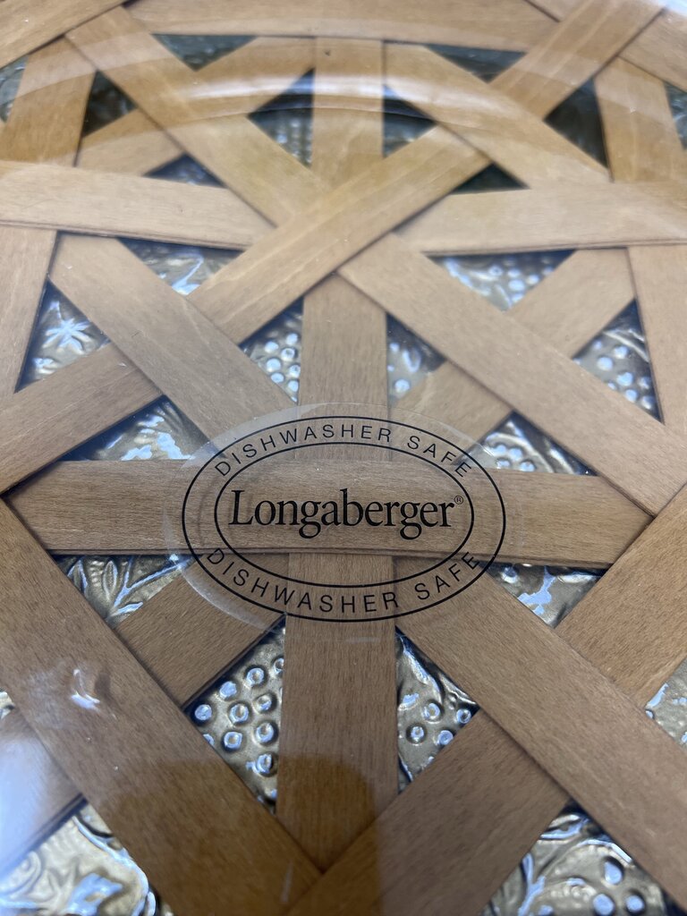 Longaberger Trellis Low Bowl Basket