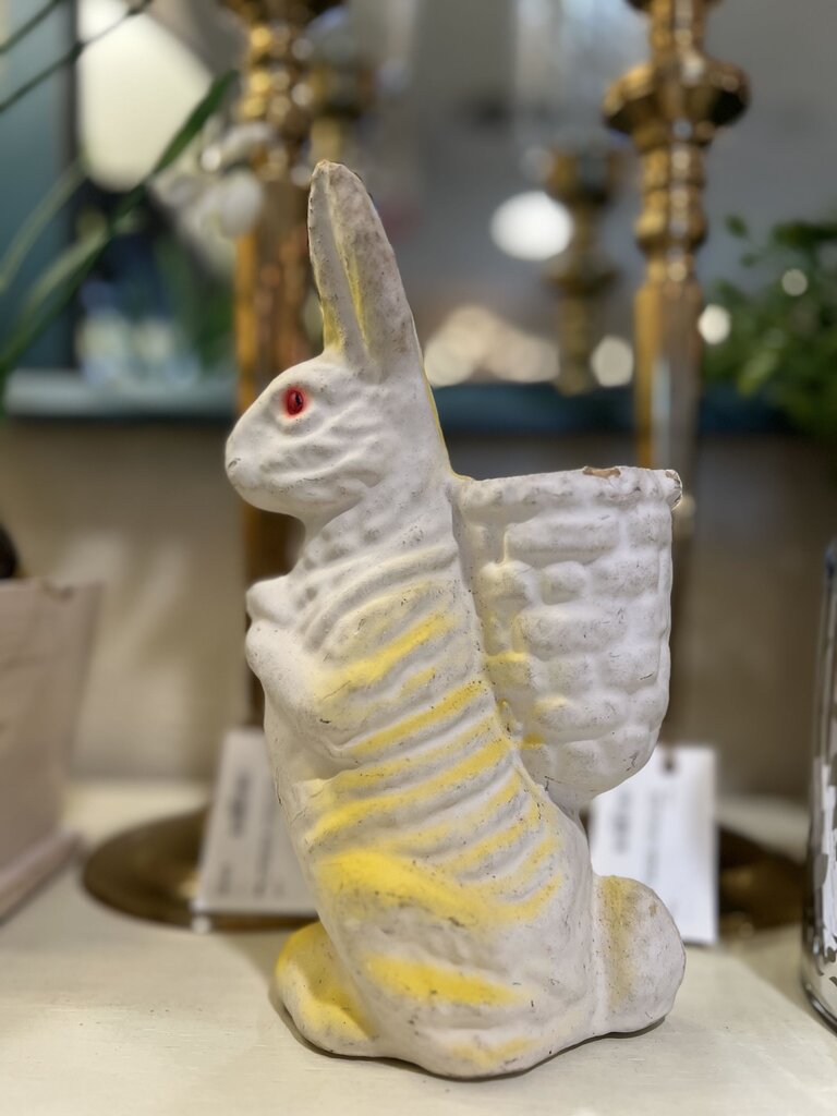 Vintage Paper Mache Easter Bunny