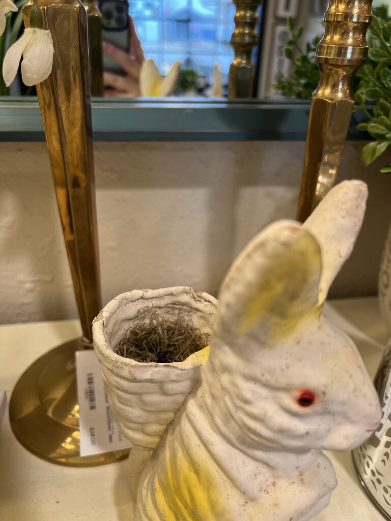 Vintage Paper Mache Easter Bunny