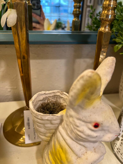 Vintage Paper Mache Easter Bunny