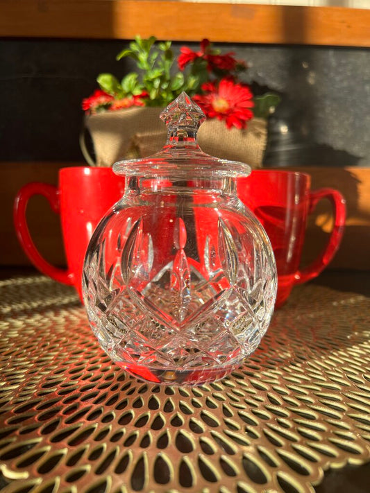 Waterford Crystal Mustard Jar
