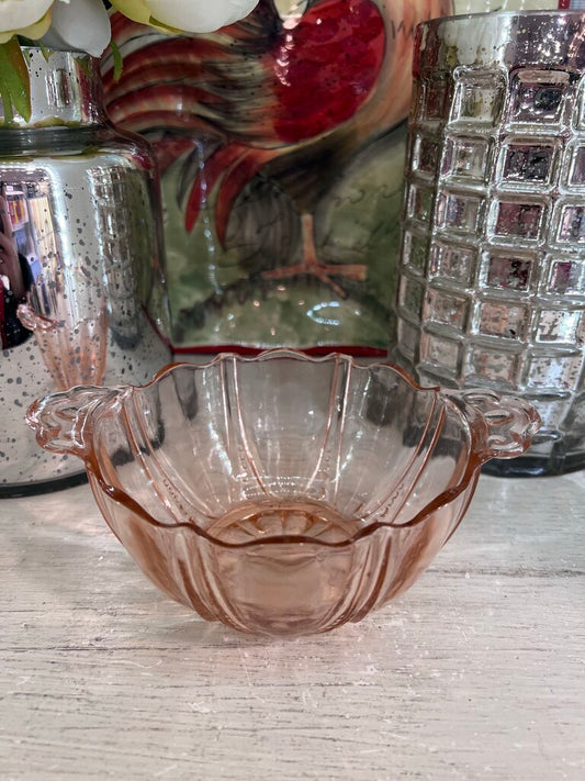 Pink Depression Glass Bowl