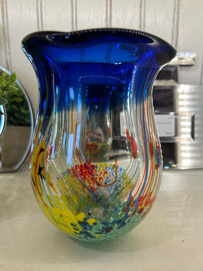 Murano Art Glass Aquarium Vase
