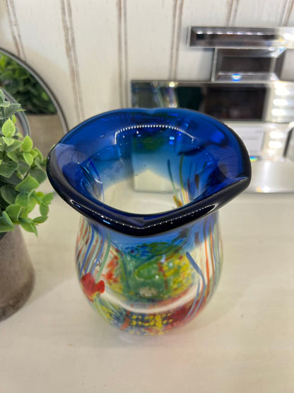 Murano Art Glass Aquarium Vase