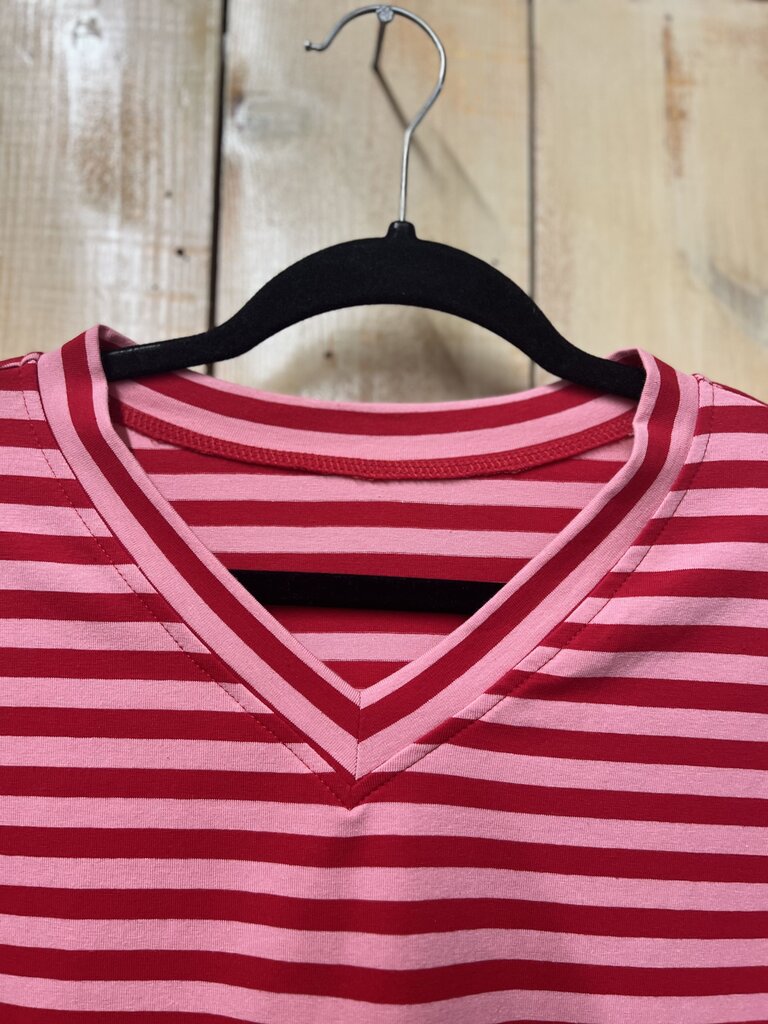 Strawberry Striped Top