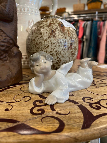 Lladro Angel Laying Down