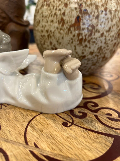 Lladro Angel Laying Down