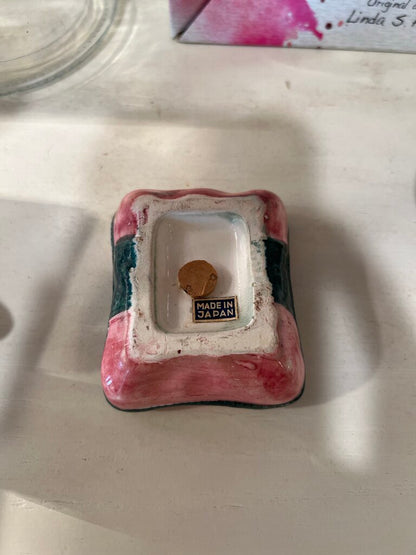 Vintage Arabian Sultaan On Pillow Salt and Pepper Shaker 1950s Japan