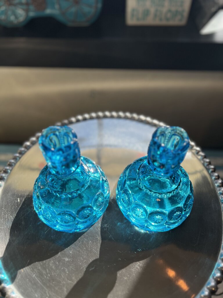 LE Smith Moon & Star Candlestick Set