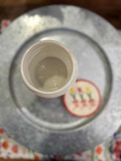 Fire King Tulip Grease Jar