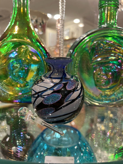 Hand Blown Art Glass Perfume Bottle