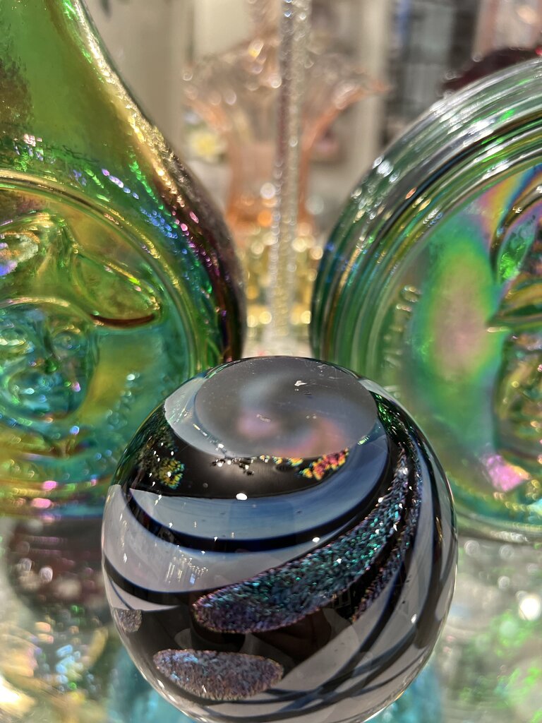 Hand Blown Art Glass Perfume Bottle