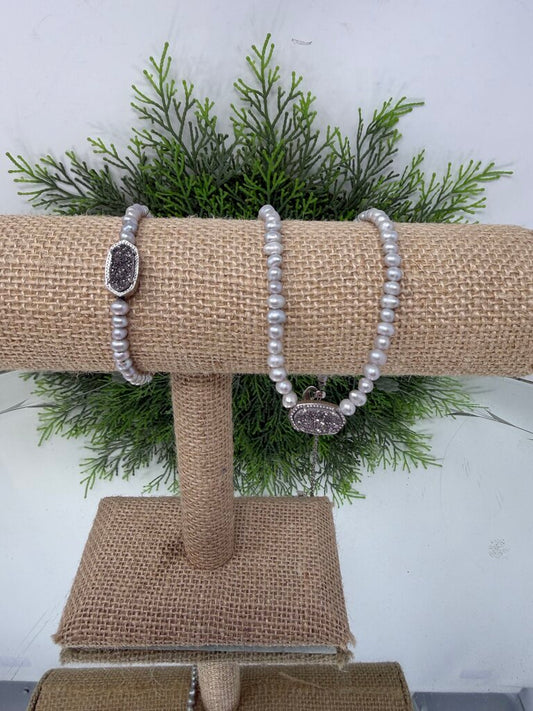 Kendra Scott Beaded Necklace + Bracelet