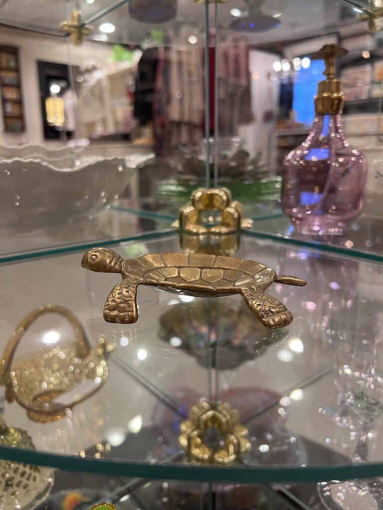 Brass Turtle Trinket Dish