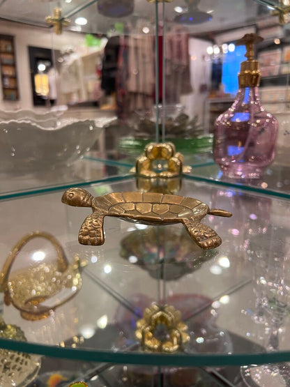 Brass Turtle Trinket Dish