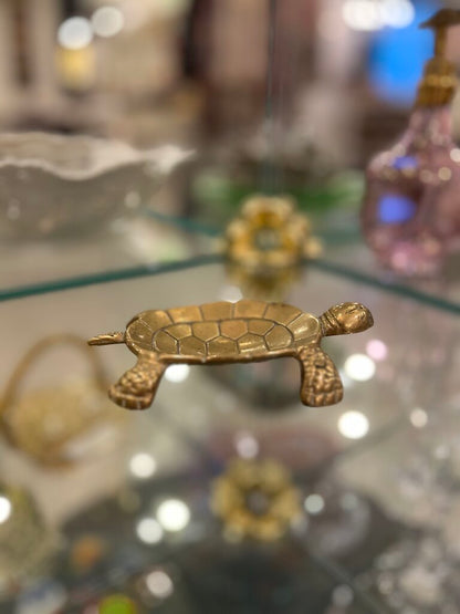 Brass Turtle Trinket Dish
