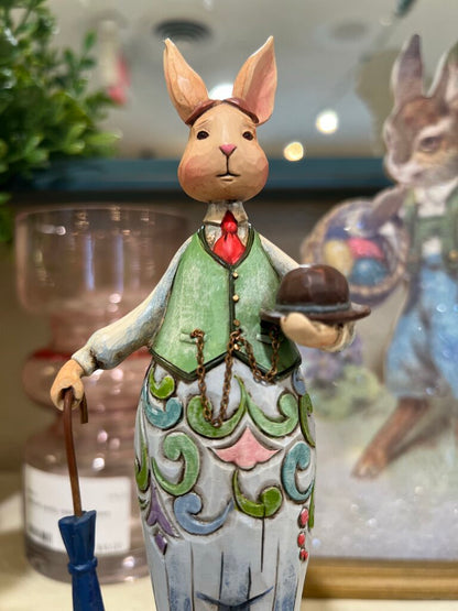 Jim Shore Rabbit Bunny Bright
