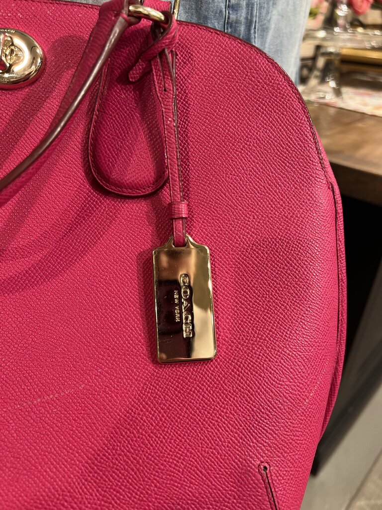 Peyton Pink Heather Dome Satchel Bag