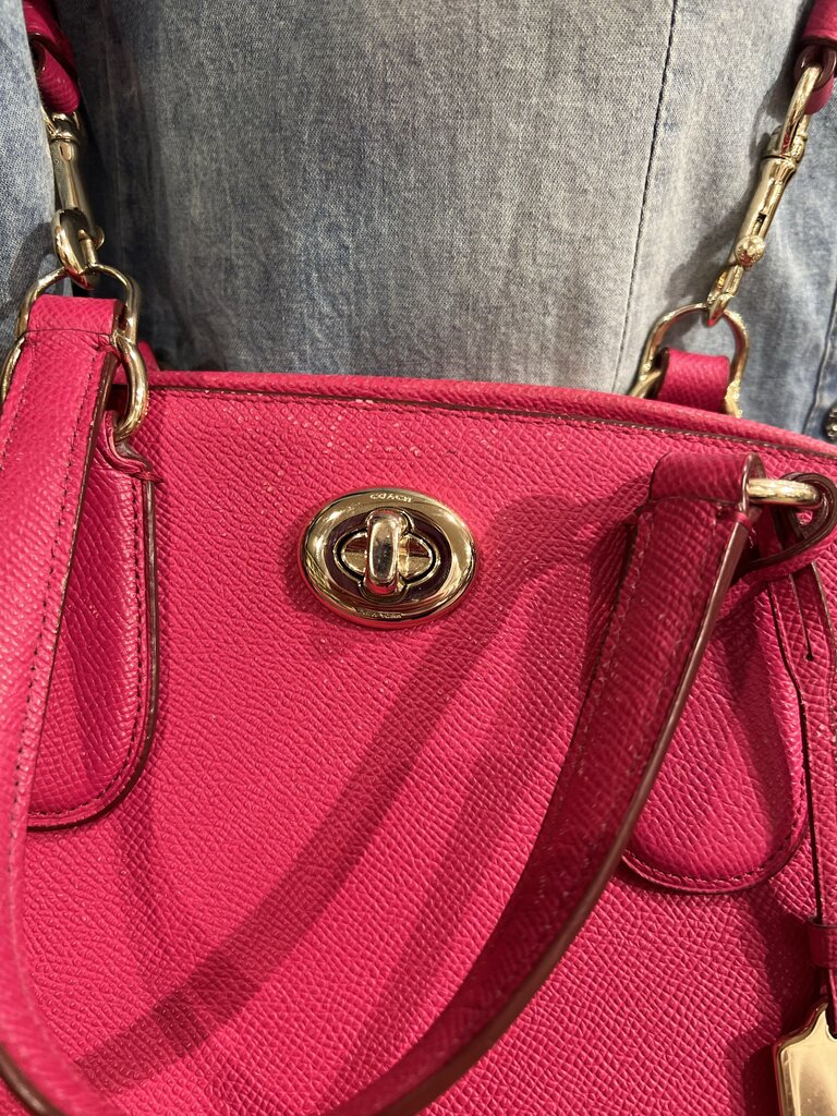 Peyton Pink Heather Dome Satchel Bag