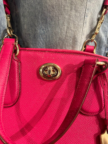 Peyton Pink Heather Dome Satchel Bag