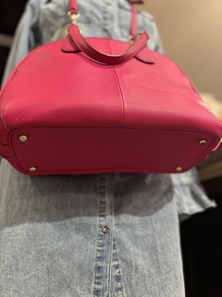 Peyton Pink Heather Dome Satchel Bag