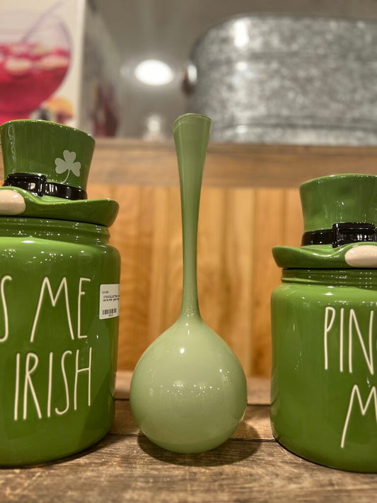 Gunnar Ander Lindshammar Sweden Green Glass Vase White Interior MCM