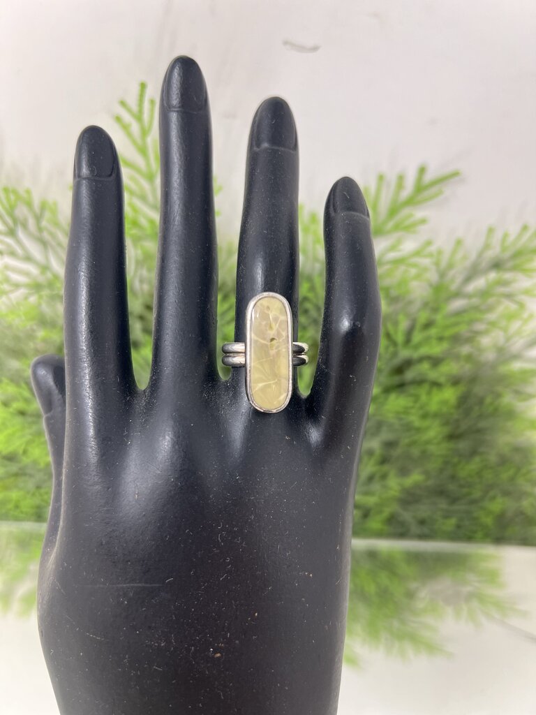 Baltic Amber Sterling Ring