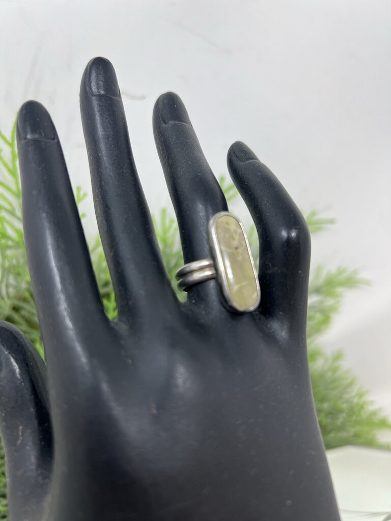 Baltic Amber Sterling Ring