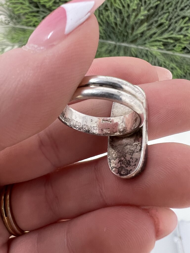 Baltic Amber Sterling Ring