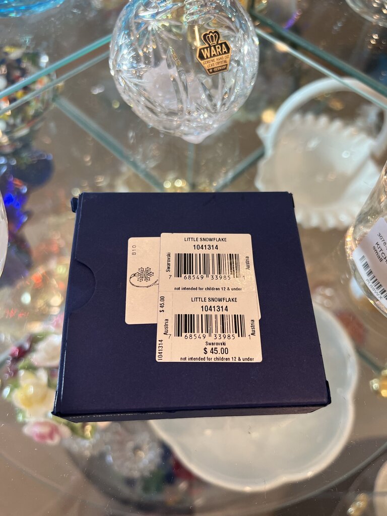 Swarovski Crystal Little Snowflake Ornament
