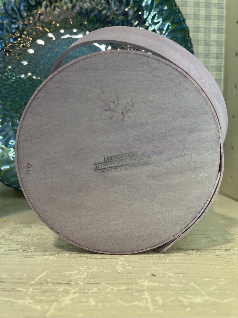 Longaberger Purple Picket Fence Easter Basket