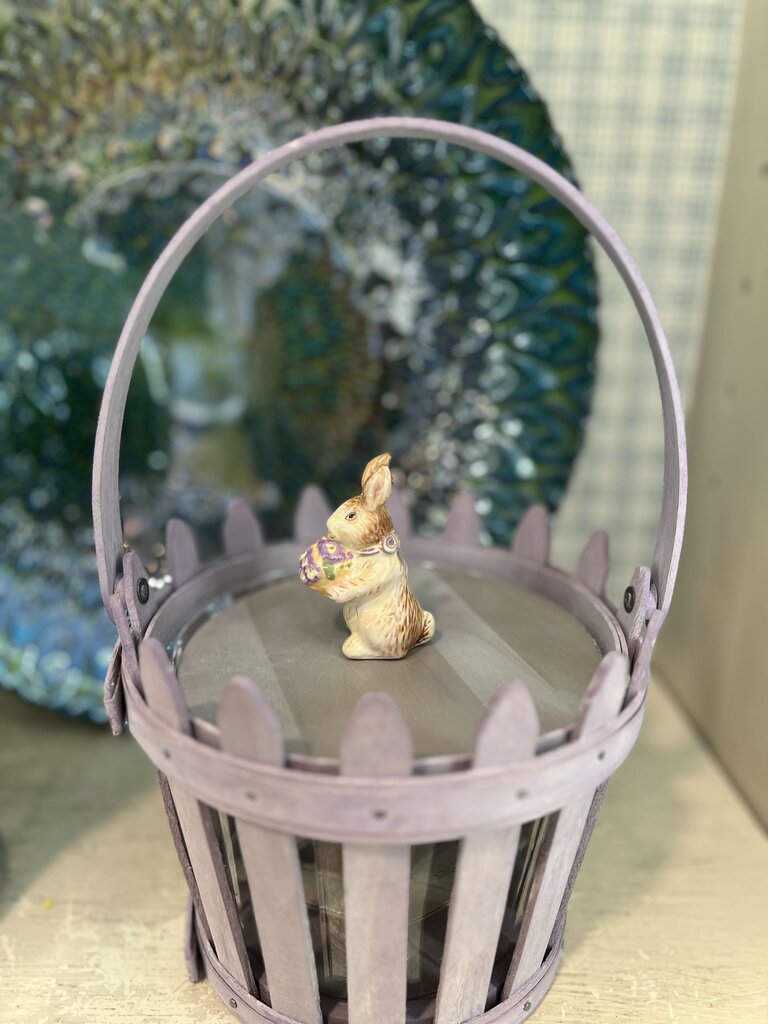 Longaberger Purple Picket Fence Easter Basket