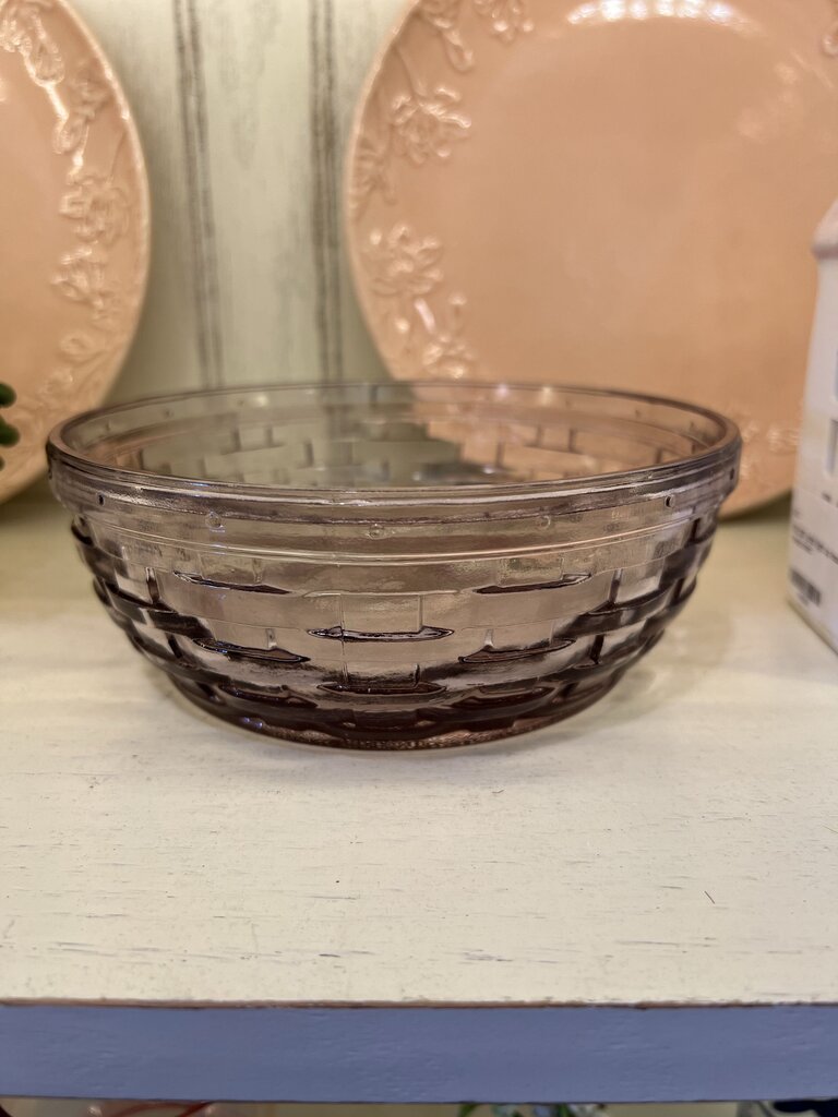 Longaberger Purple Bunny Nesting Dish