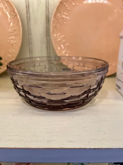 Longaberger Purple Bunny Nesting Dish