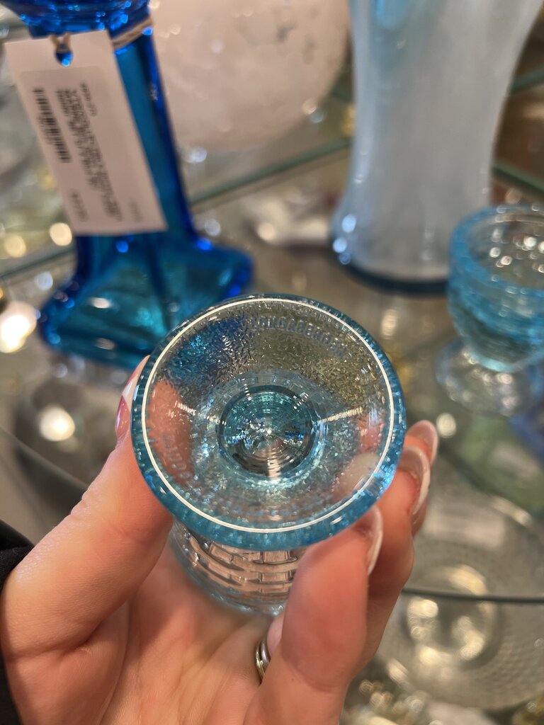 Blue Egg Cup Longaberger Weaved