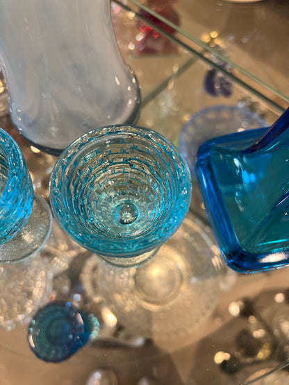 Blue Egg Cup Longaberger Weaved