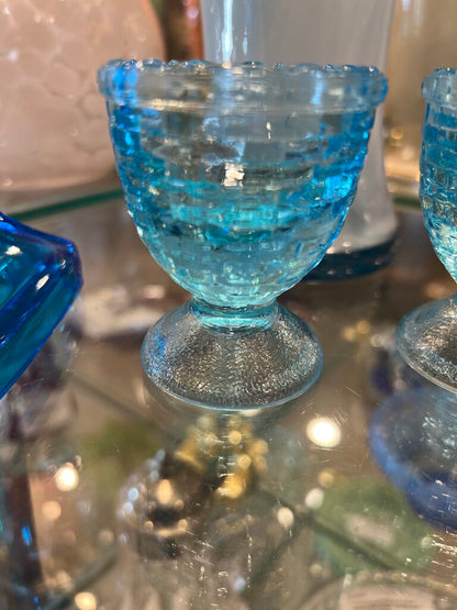 Blue Egg Cup Longaberger Weaved