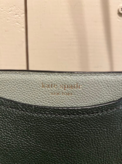 Kate Spade Army Green Leather Crossbody Purse